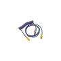 Voir la diapositive 1 : Ducky Câble USB Ducky Premicord Horizon Spiralé 1,8m Bleu et Violet