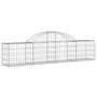 Voir la diapositive 3 : VIDAXL Paniers a gabions arques 25 pcs 200x30x40/60 cm Fer galvanise