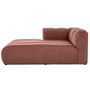 Voir la diapositive 4 : LISA DESIGN Debbie - module d'assise méridienne gauche en tissu texturé