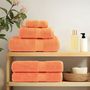 Voir la diapositive 3 : VIDAXL Serviettes d invité de qualité supérieure SOLUND 2 pcs orange