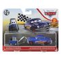 Voir la diapositive 2 : MATTEL Mattel Pack de 2 véhicules - Cars - Dale Double Embrayage et Fabuleux Hudson Hornet Piste de terre