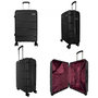 Voir la diapositive 3 : David Jones Valise rigide TSA 65cm