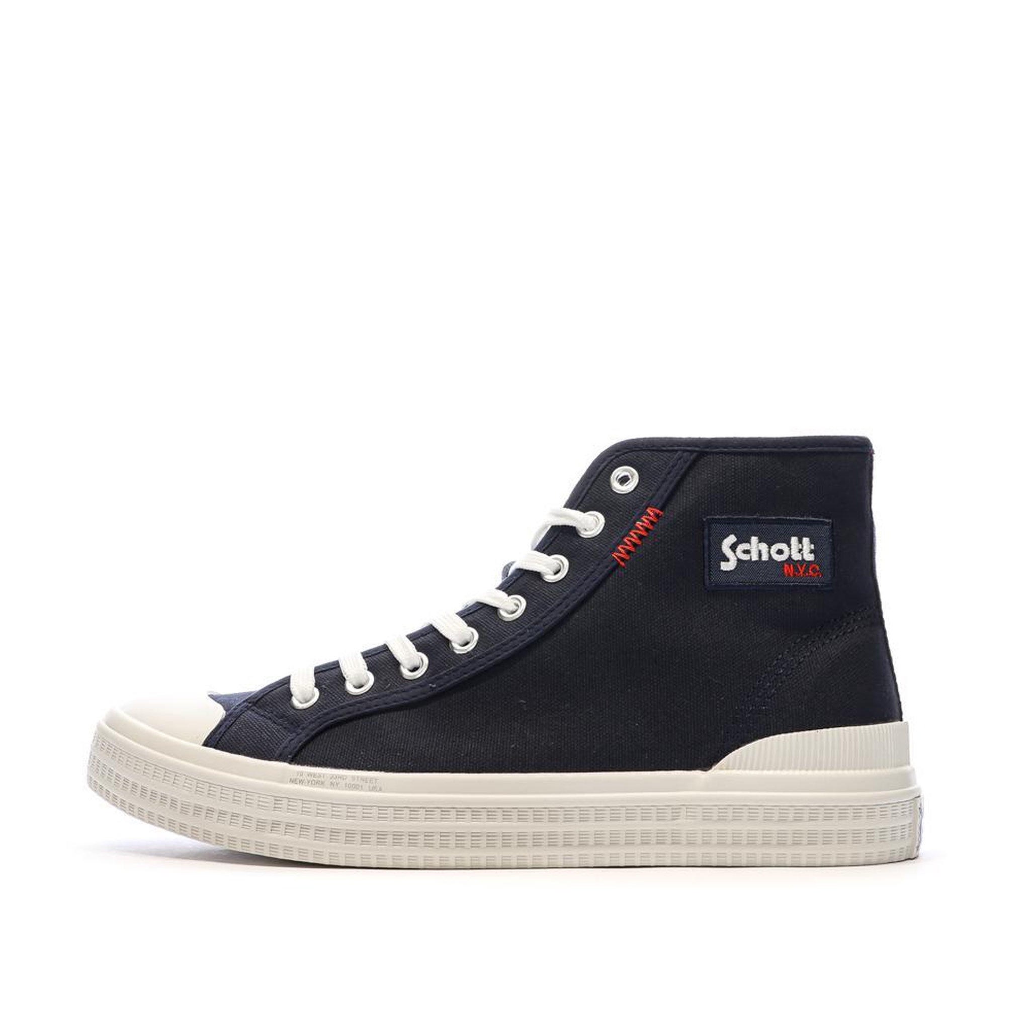 Voir la diapositive 1 : Schott Baskets Marines Homme Schott William