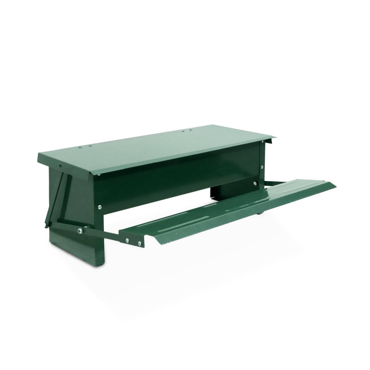 SWEEEK Mangeoire automatique pour poules - distributeur à pédale - capacité de 5kg - acier galvanisé