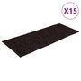 Voir la diapositive 2 : VIDAXL Tapis d'escalier autocollants Rectangulaire 15 pcs 60x25 cm