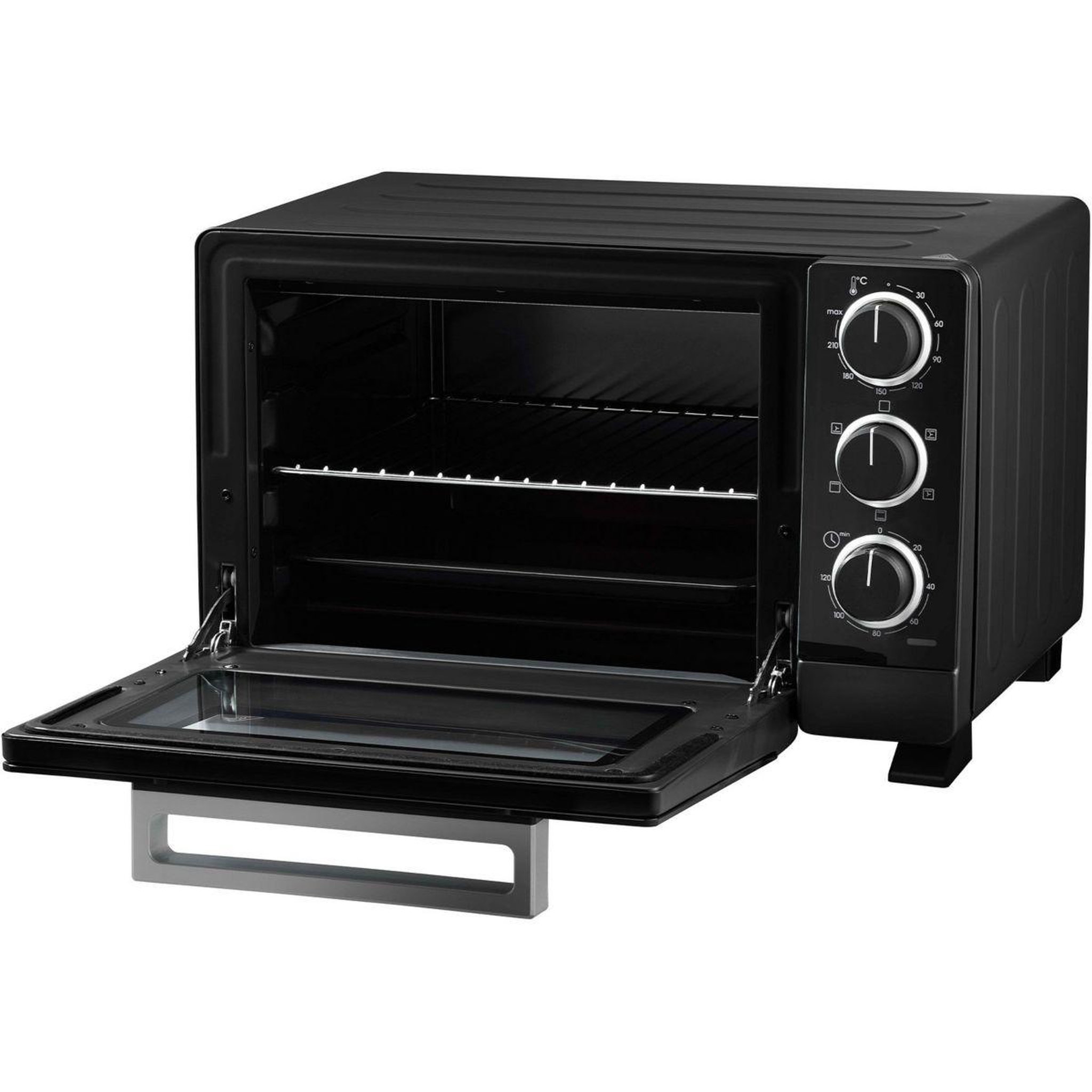 Voir la diapositive 3 : LAGRANGE Mini four 719001 chaleur tournante 21L - 250°C - 120 min - Noir