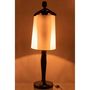 Voir la diapositive 4 : Paris Prix Lampe à Poser  Homme  41cm Marron & Blanc