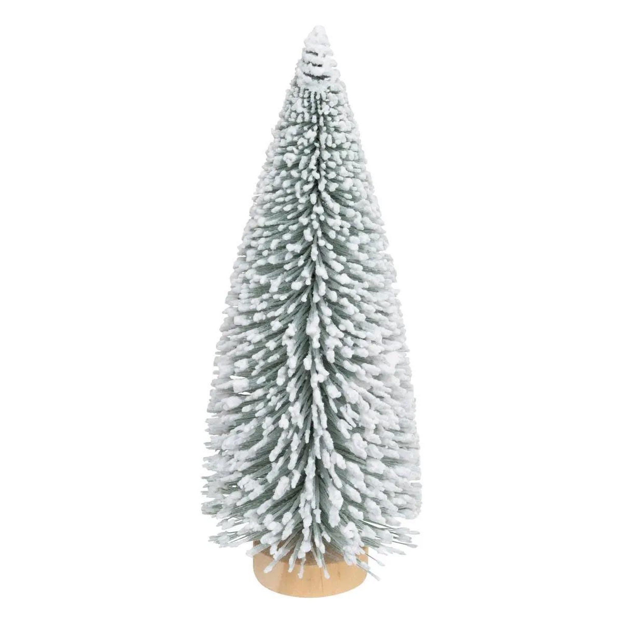 ATMOSPHERA Sapin de table enneigé  tree  21cm vert