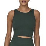 Only Haut de Sport  Foncé Femme ONLY PLAY Life. Coloris disponibles : Vert