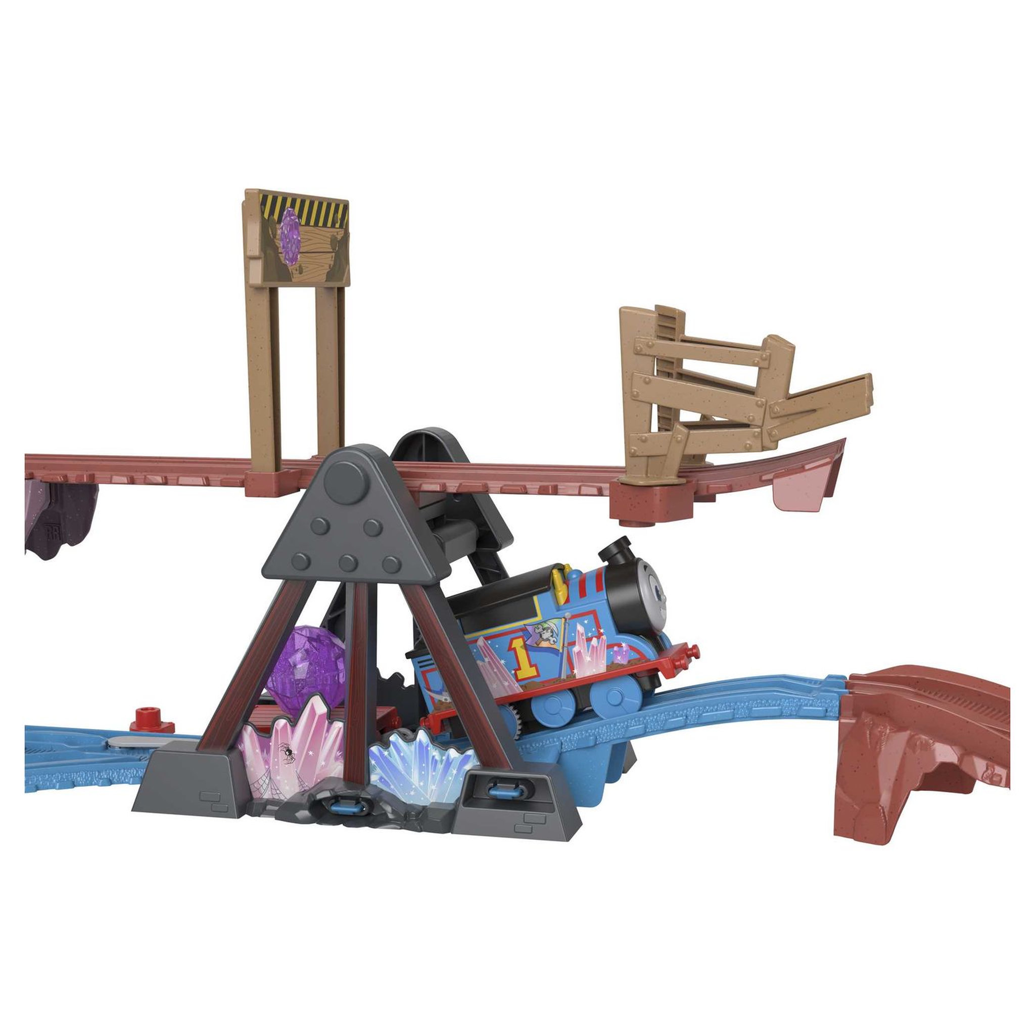 Voir la diapositive 4 : MATTEL Coffret Thomas et ses amis Les aventures de la Grotte de Cristal Fisher Price