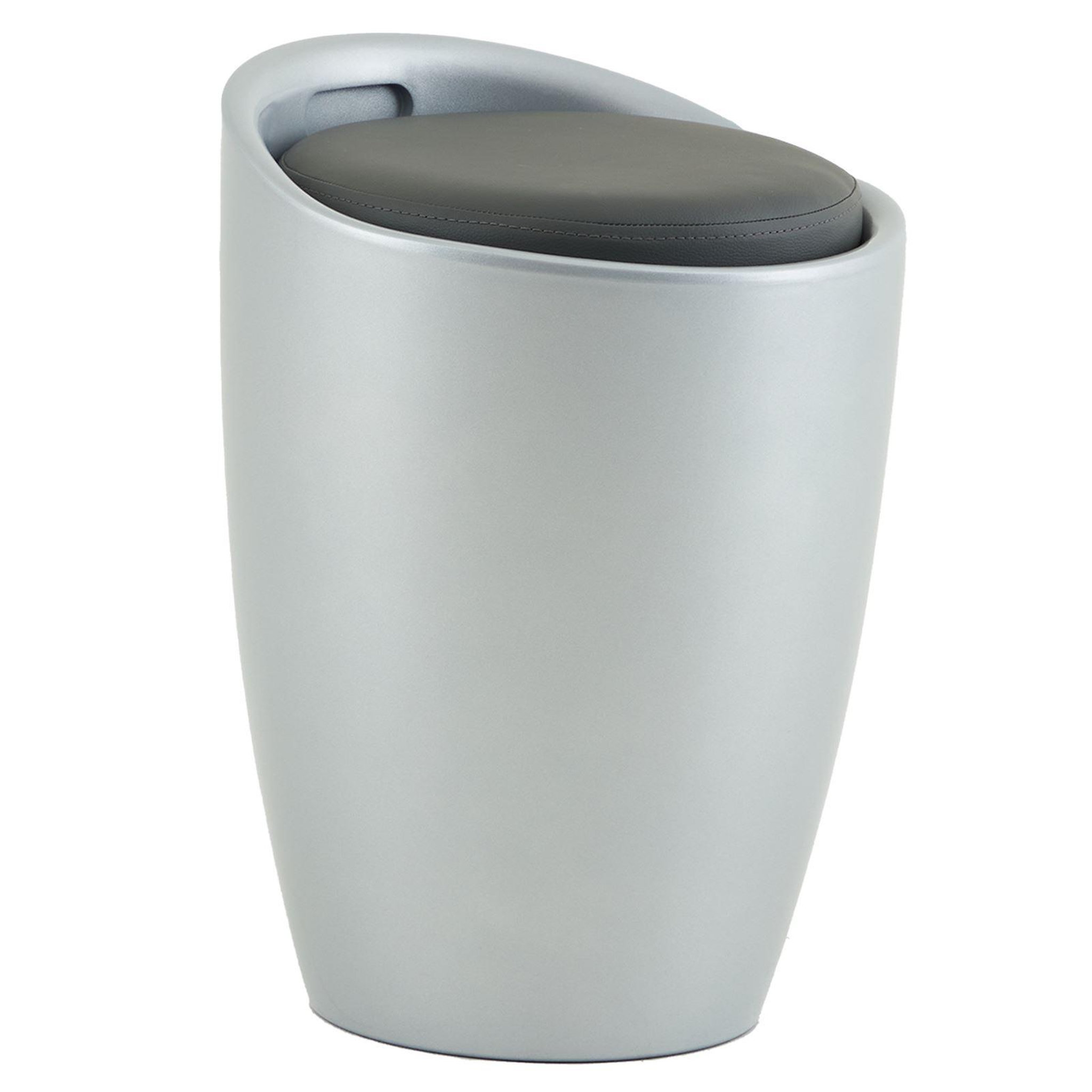 Voir la diapositive 1 : IDIMEX Tabouret coffre de rangement daniel