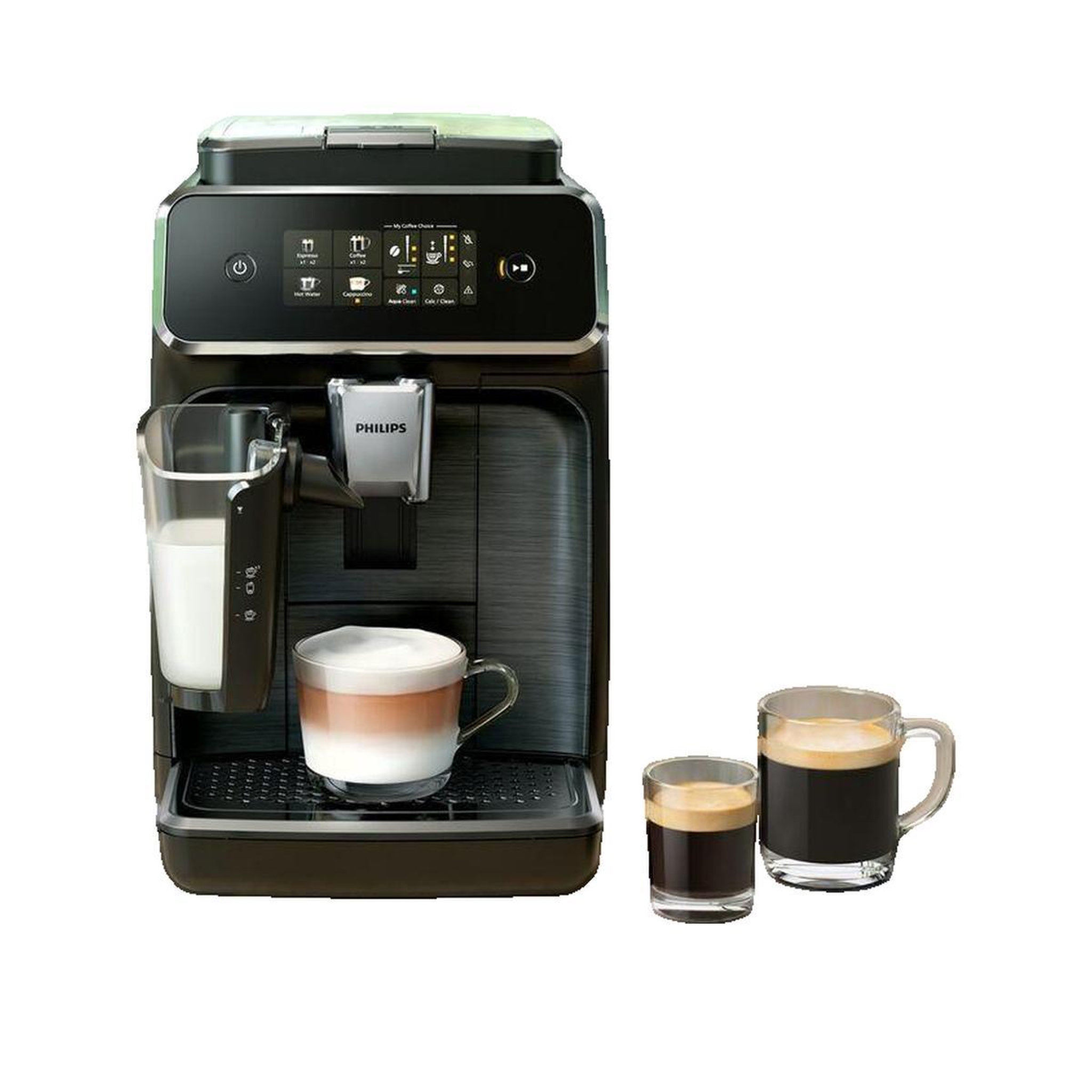 Voir la diapositive 2 : Philips Machine à expresso Philips EP2330/10 avec broyeur intégré et moussoir à lait LatteGo
