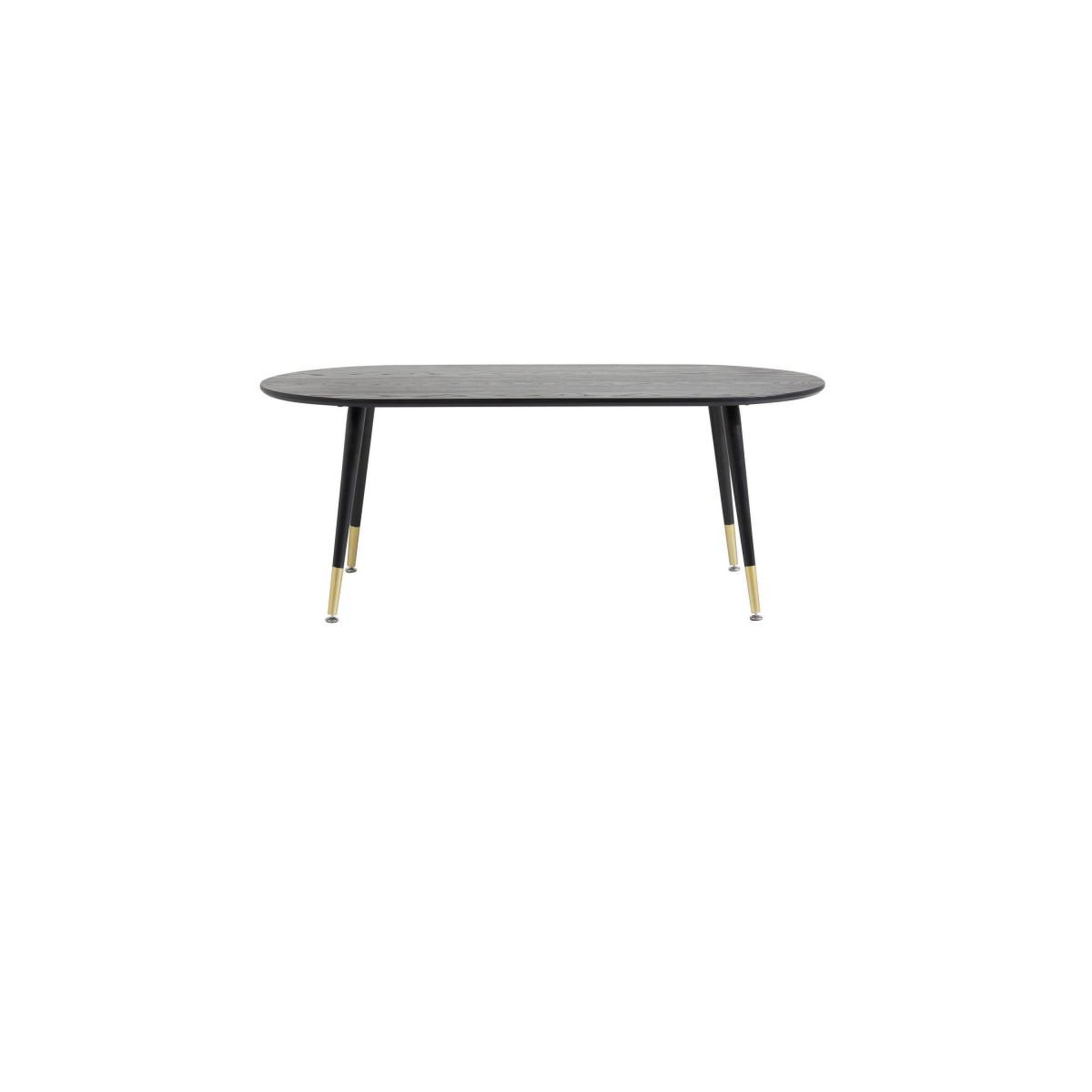 Voir la diapositive 2 : Paris Prix Table basse ovale  dipp  120cm noir