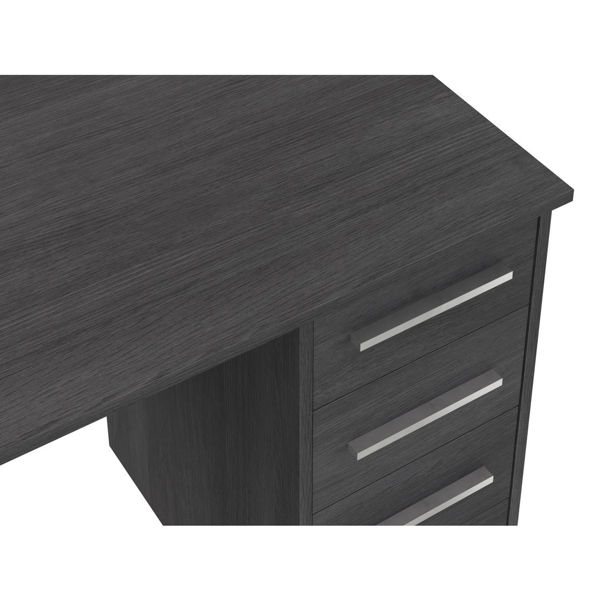 Bureau droit 4 tiroirs L110cm CARLOS