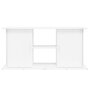 Voir la diapositive 5 : VIDAXL Support d aquarium blanc brillant 121x41x58cm bois d ingénierie