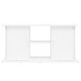 Voir la diapositive 5 : VIDAXL Support d aquarium blanc brillant 121x41x58cm bois d ingénierie