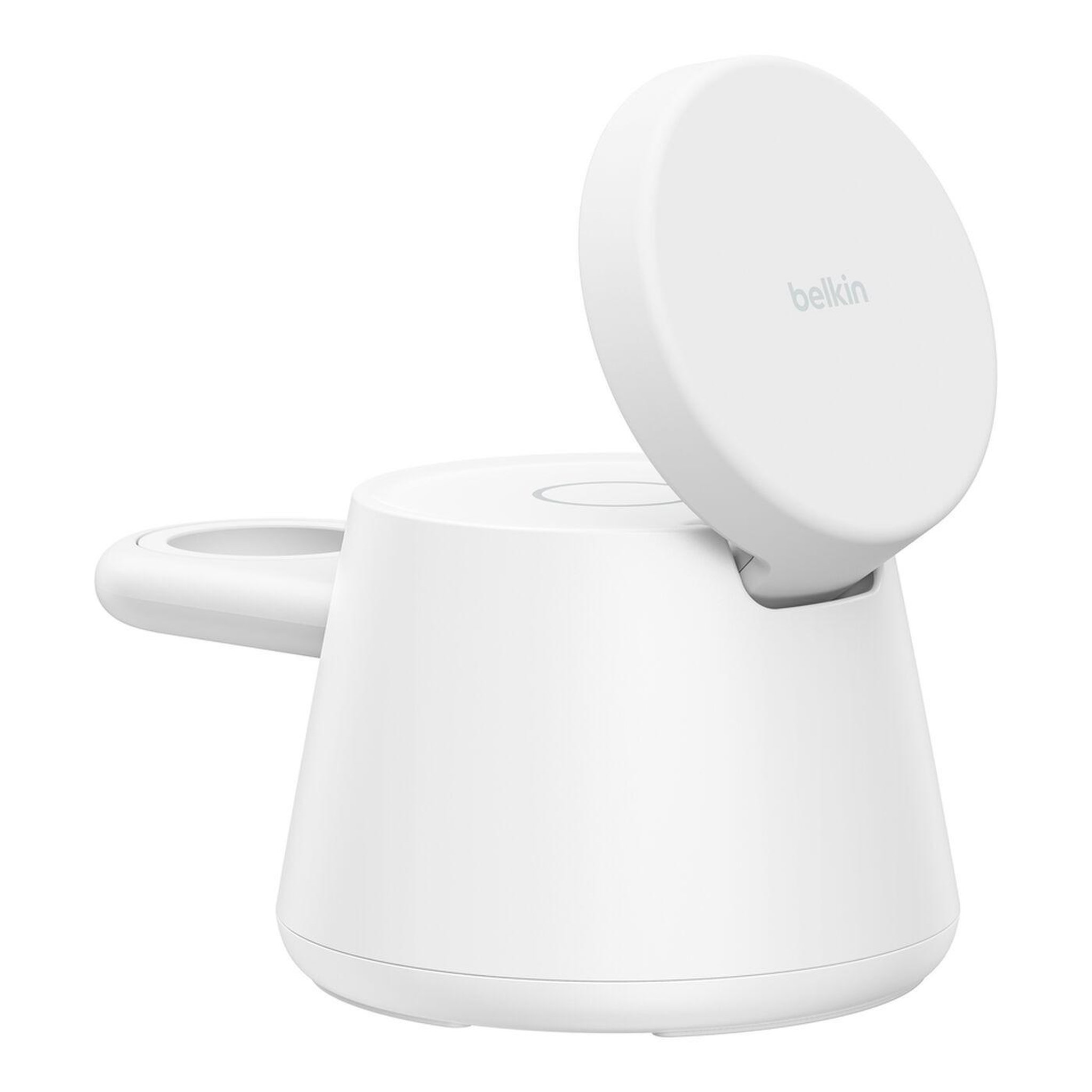 Voir la diapositive 2 : Belkin Chargeur induction 3 en 1 modulaire 25w qi2 blanc