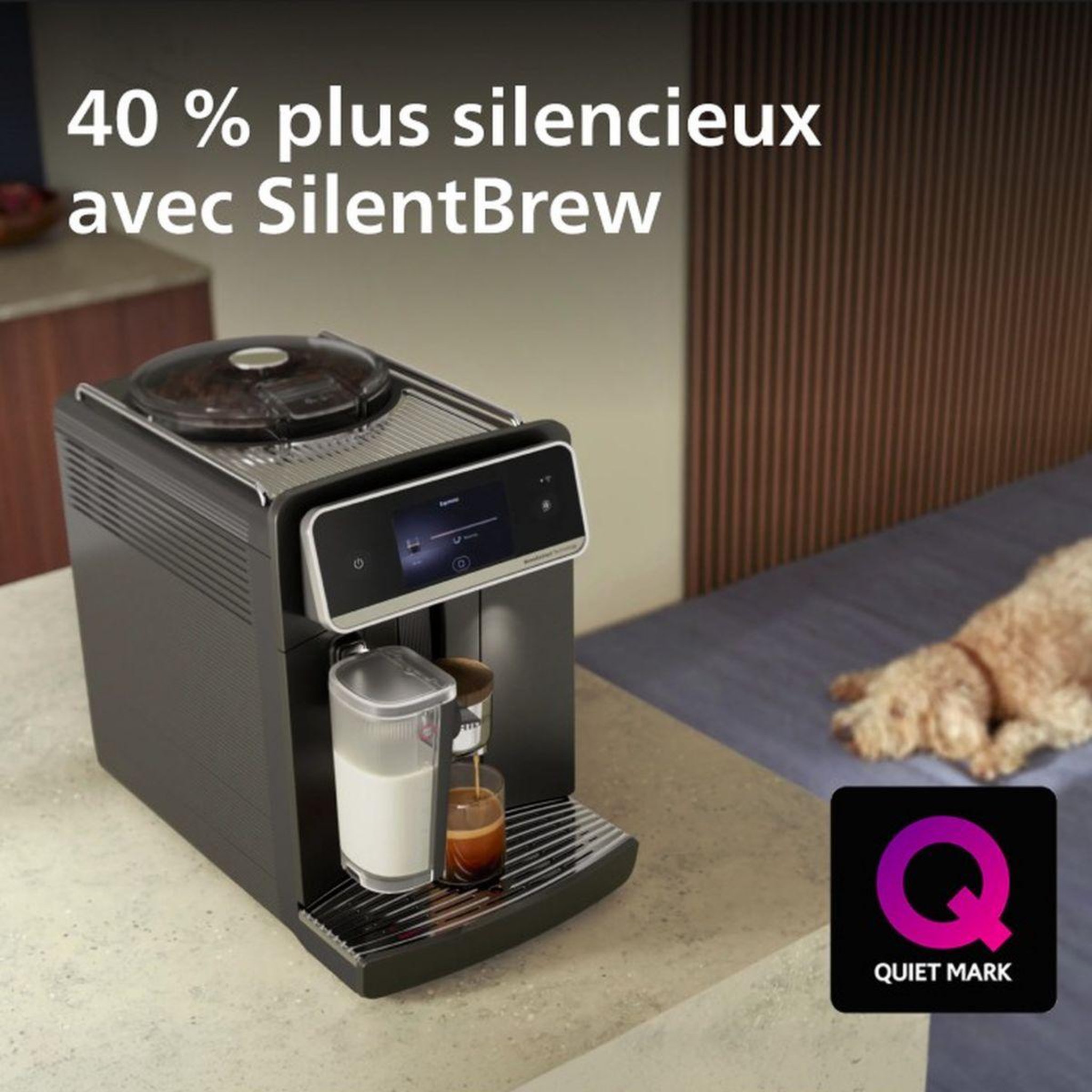 Voir la diapositive 5 : Philips Expresso broyeur café aromis ep8757/12 cafetière à grain silentbrew lattego pro noire