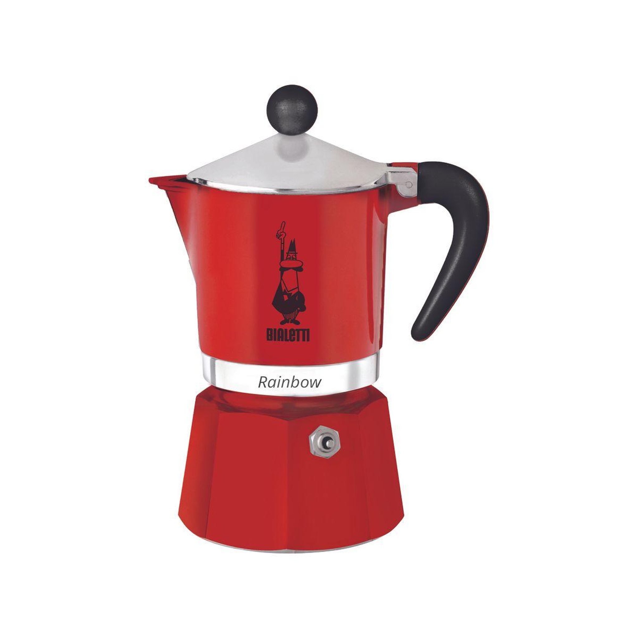 BIALETTI Cafetière italienne Rainbow 6 tasses red
