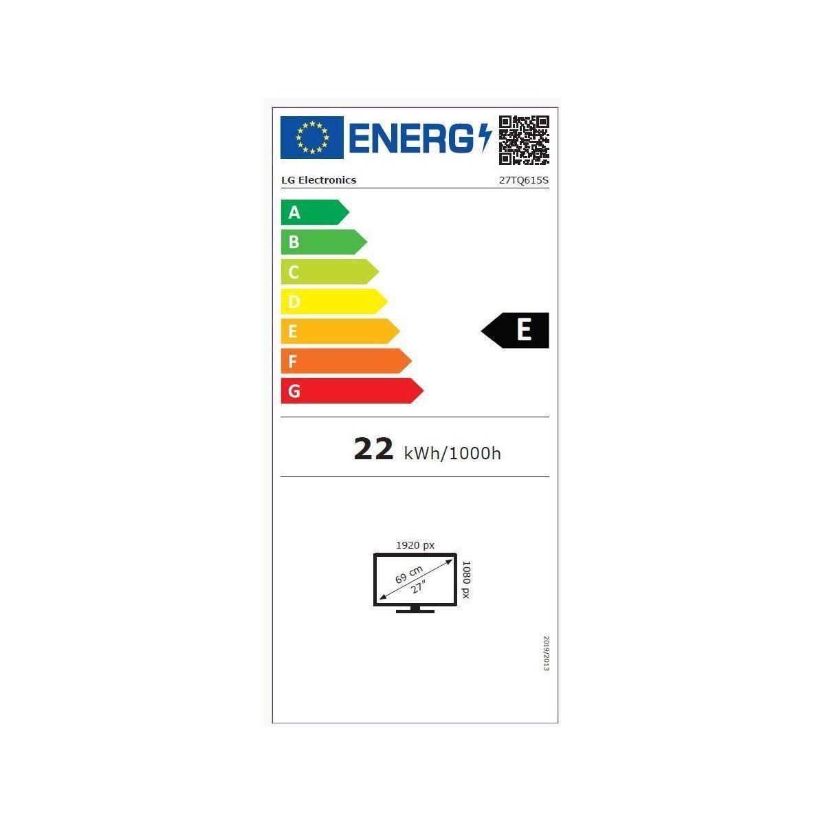 LG TV LED 27TQ615S-27 pouces (69cm)