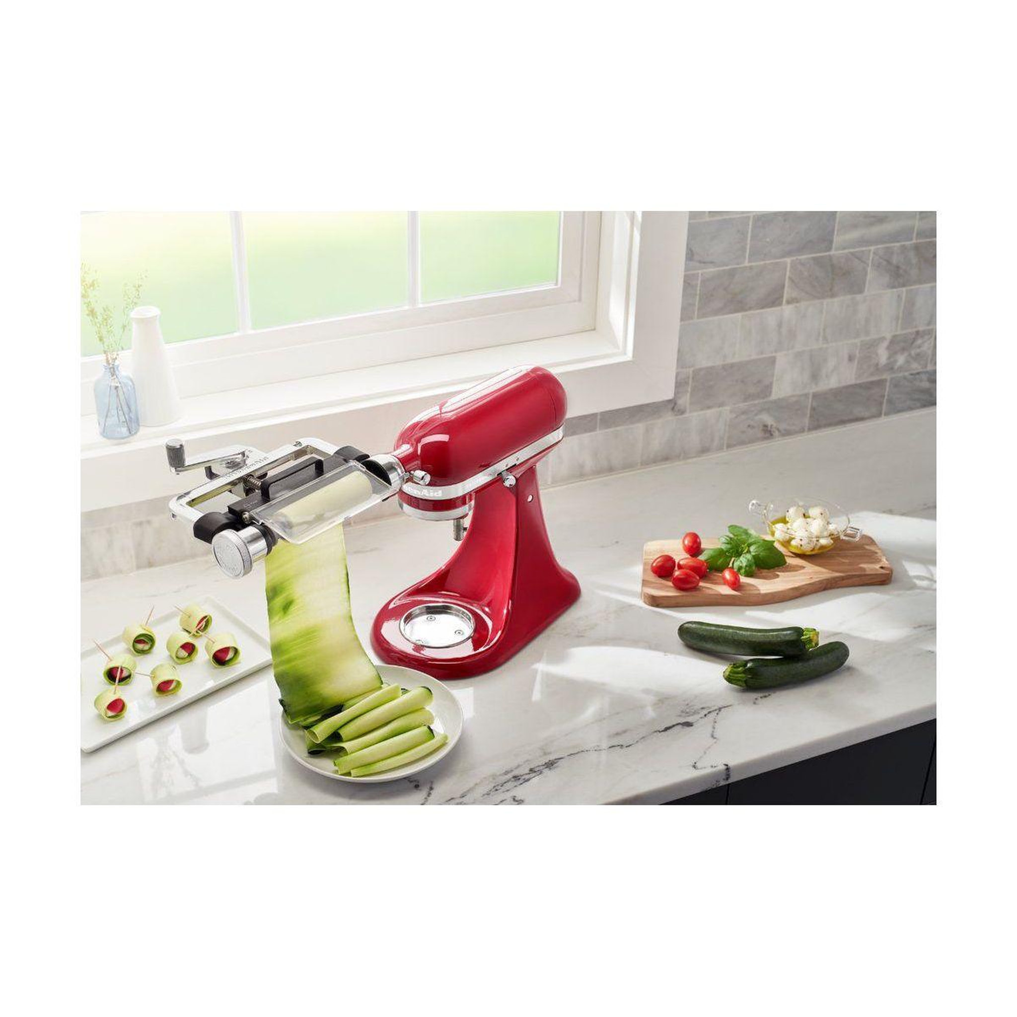 Voir la diapositive 3 : KitchenAid Coupe lanières fruits/légumes 5ksmsca coupe lanières de légumes