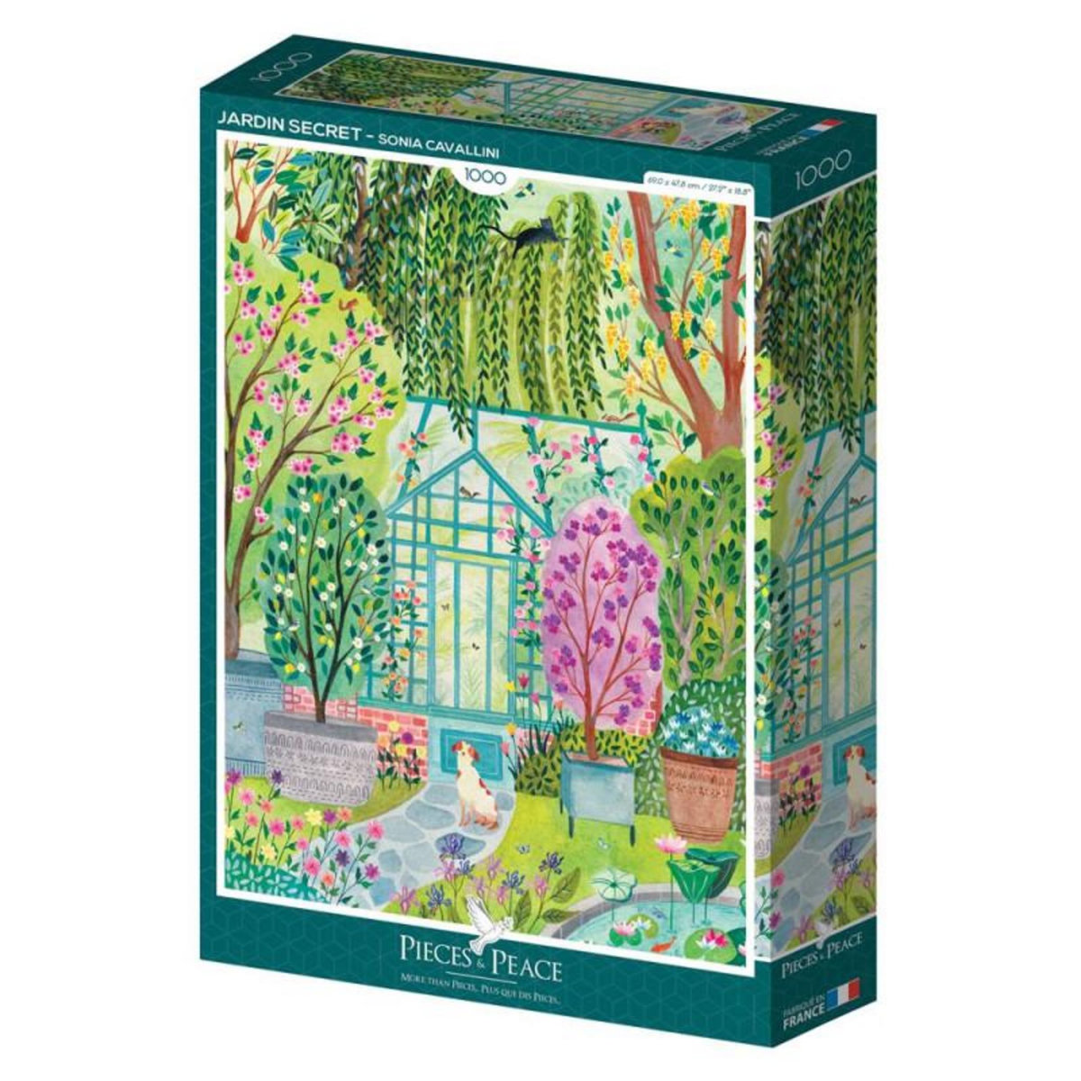 ALIZE Puzzle 1000 pièces Alize Pieces & Peace Jardin Secret