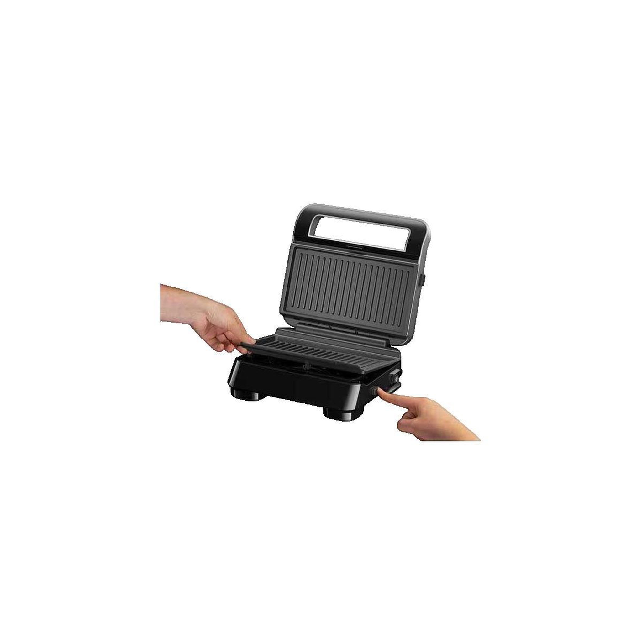 Voir la diapositive 2 : BRAUN Grille-sandwich Braun avec plaques amovibles antiadhésives