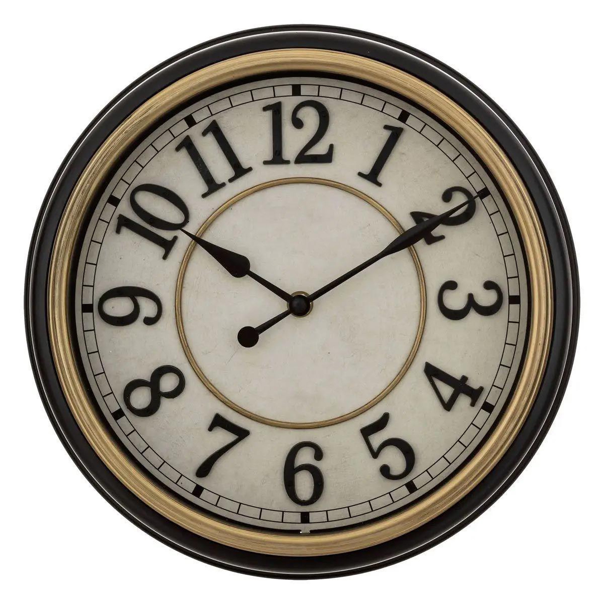 ATMOSPHERA Horloge murale vintage  nell  29cm noir