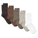 Vero Moda Pack 5 Paires de Chaussettes Beige//Noir Femme Vero Moda Klara. Coloris disponibles : Marron