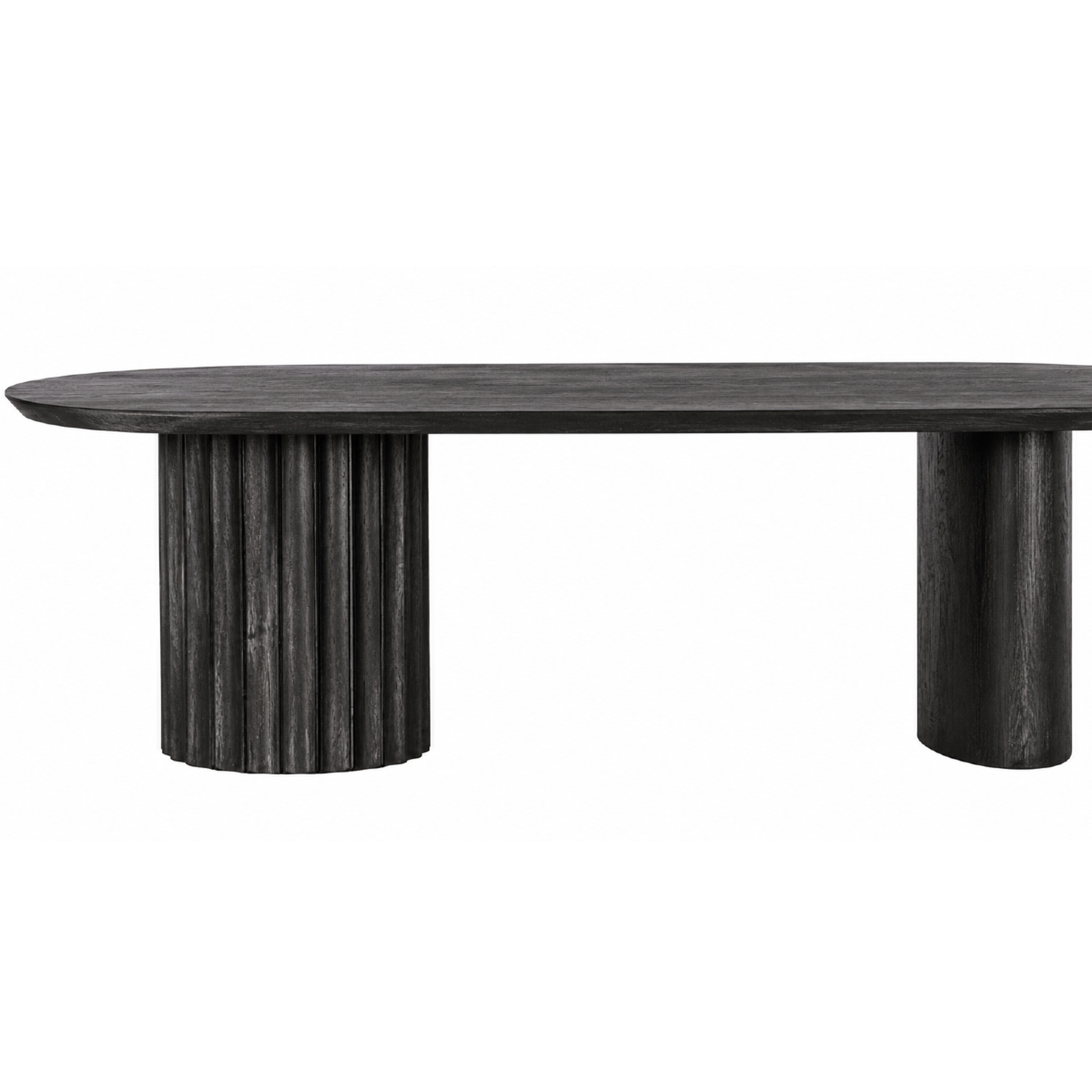 JLC KREATION Table basse en manguier noir, 130 cm mira
