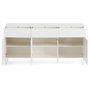 Voir la diapositive 4 : BEST MOBILIER Sofia - buffet bas - blanc mat - 165 cm