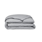 Today Housse de couette TODAY Essential - 140 x 200 cm - 1 personne - 100% Coton uni - Acier