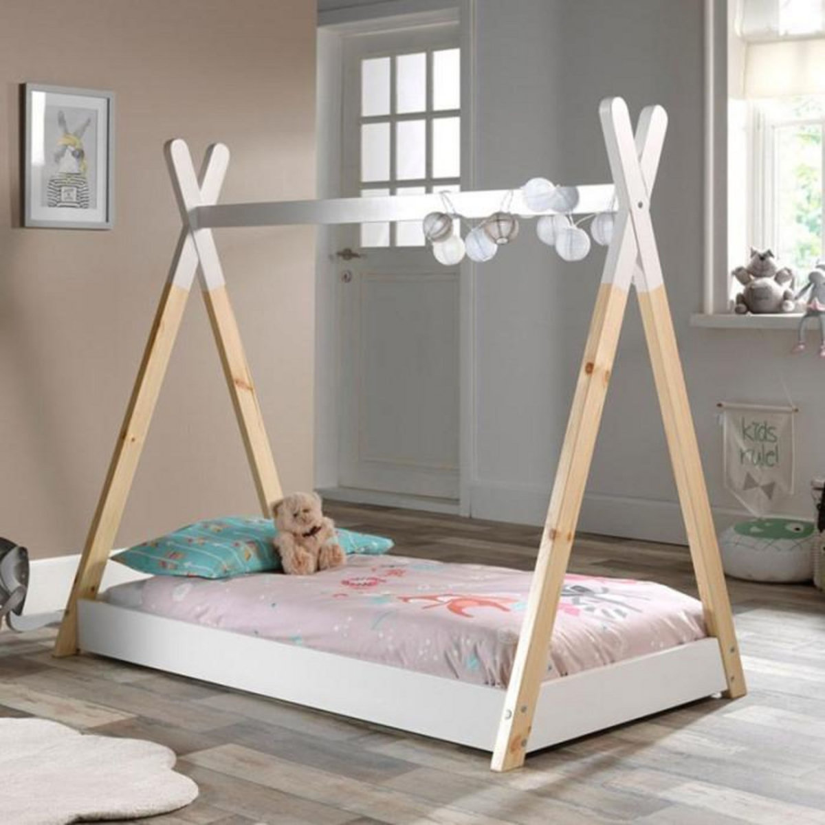 Paris Prix Lit Enfant Design  Tipi  70x140cm Blanc