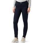 MORGAN Pantalon Slim  enduit Femme Morgan Palona. Coloris disponibles : Bleu
