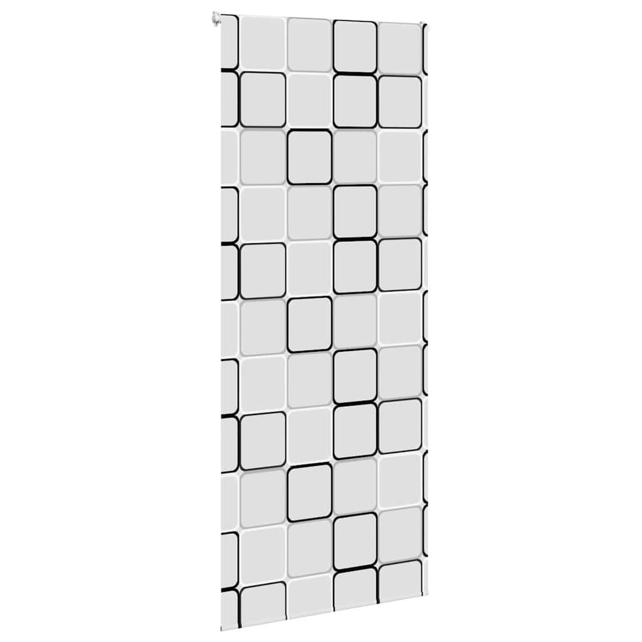 Voir la diapositive 3 : VIDAXL Store enrouleur de douche 100x240 cm largeur du tissu 96 cm