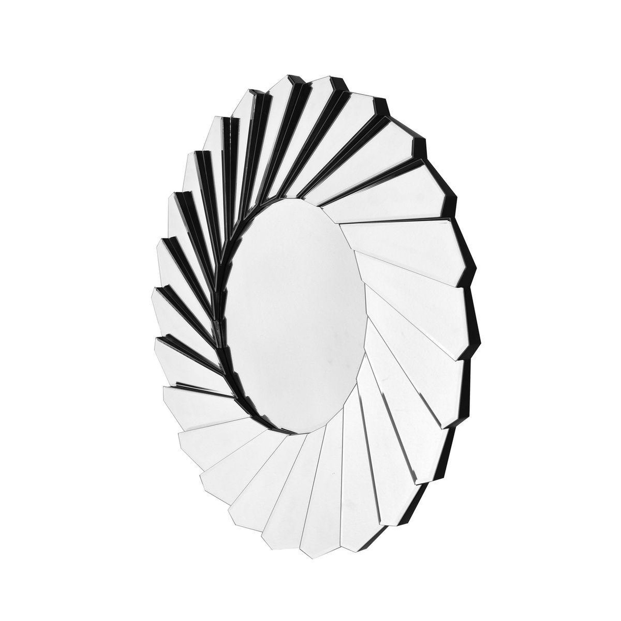 Voir la diapositive 2 : Paris Prix Miroir mural design  zeus  80cm argent