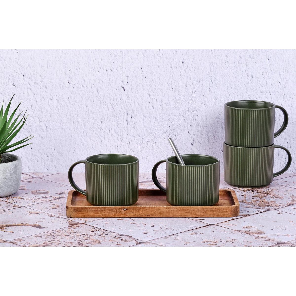 BJORN Mug SCANDI 50cl - 4 pièces - Olive