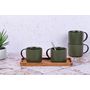 Voir la diapositive 2 : BJORN Mug SCANDI 50cl - 4 pièces - Olive