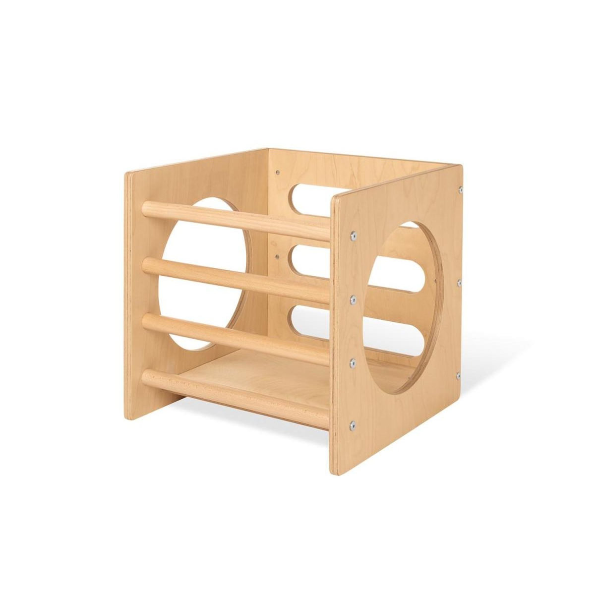 Pinolino Cube d'escalade bois naturel Kari