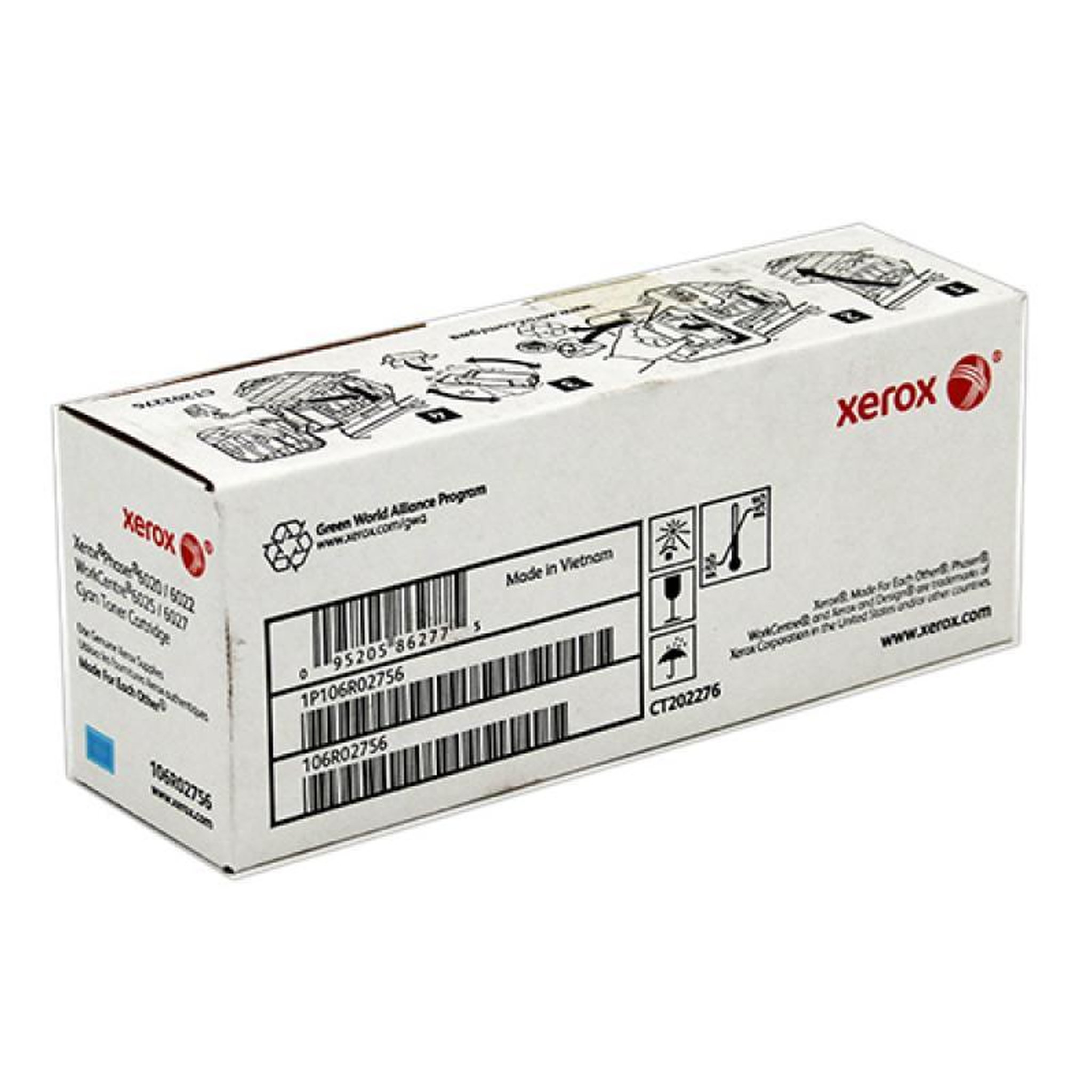 Voir la diapositive 3 : Xerox Xerox Cartridge 6020 Cyan (106R02756)