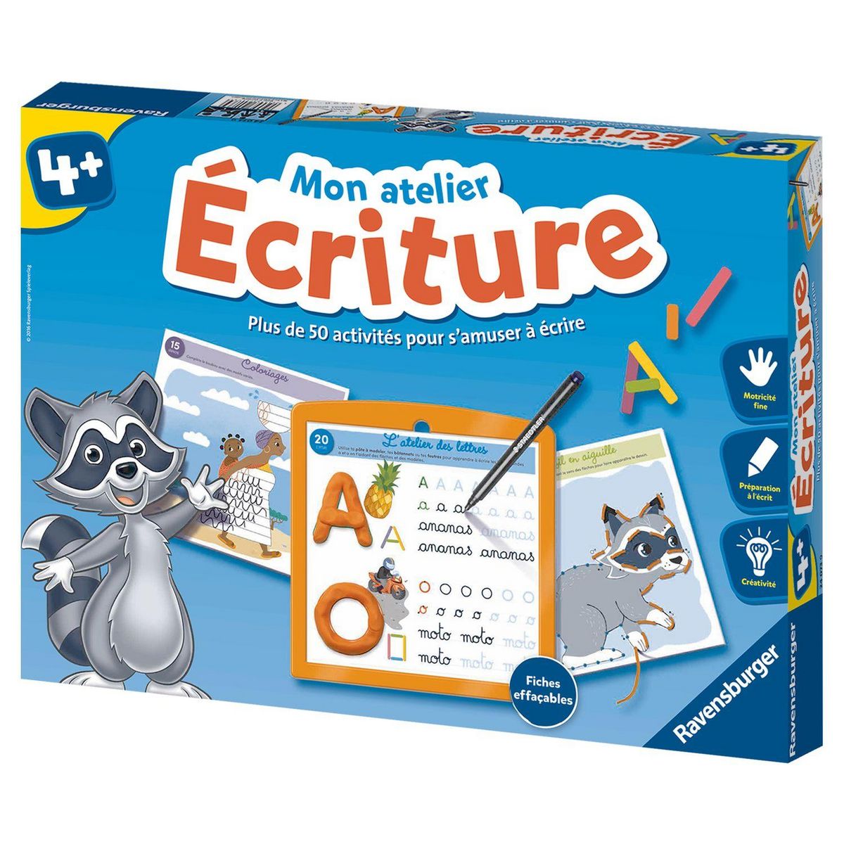 RAVENSBURGER Coffret d'activités Mon Atelier Ecriture