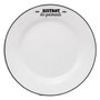 Voir la diapositive 1 : SECRET DE GOURMET Lot de 6 Assiettes Plates  Bistrot  26cm Blanc