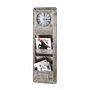 Voir la diapositive 2 : Paris Prix Tableau Mémo & Horloge Vintage  Matter  120cm Anthracite