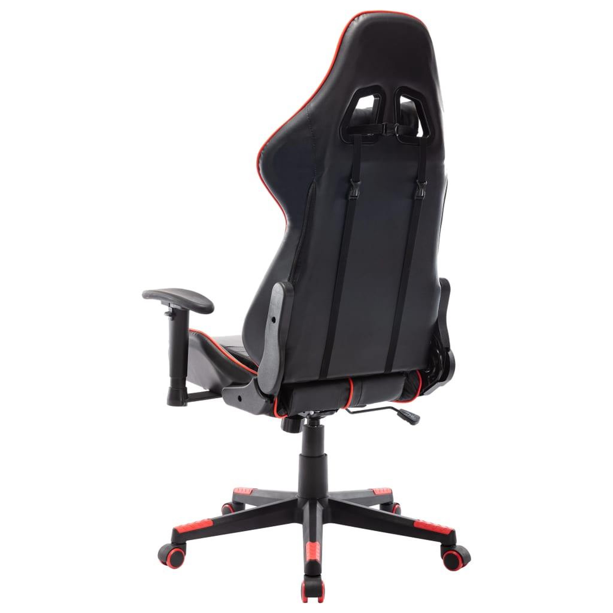 Voir la diapositive 4 : VIDAXL Chaise de jeu Noir et rouge Cuir artificiel