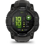 GARMIN Montre sport Instinct3 Amoled 50mm Noir Bracelet gris