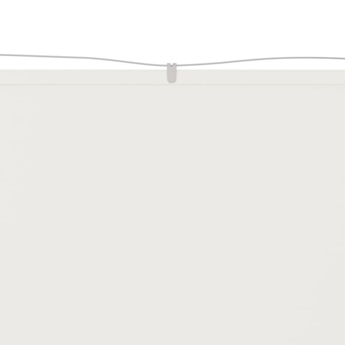 VIDAXL Auvent vertical Blanc 100x270 cm Tissu oxford