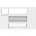 ID MARKET Ensemble étagère 2 niveaux, armoire 2 armoire 1 porte + 1 niche sous pente TOMI blanc