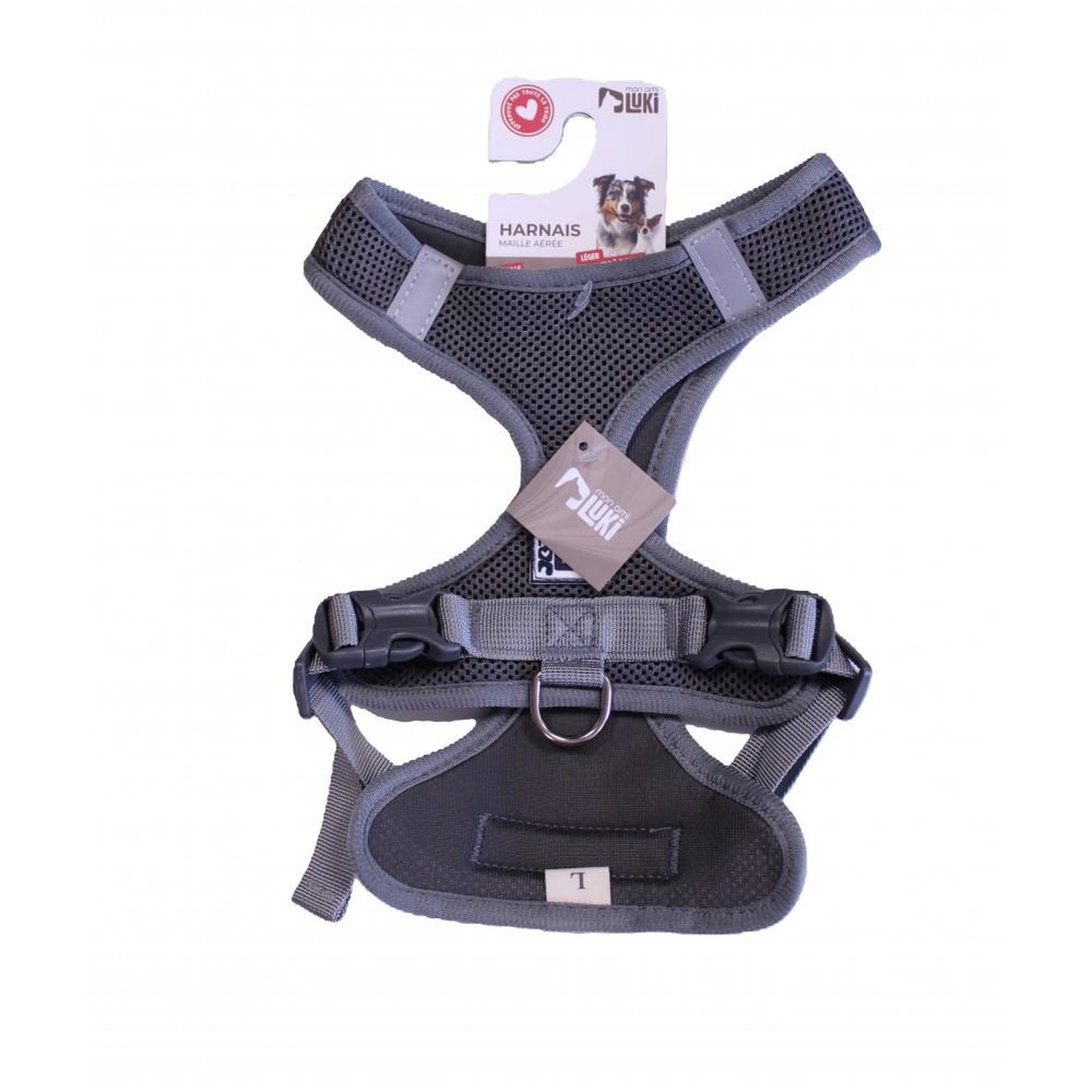 Voir la diapositive 2 : MON AMI LUKI Harnais textile garrot pour chien