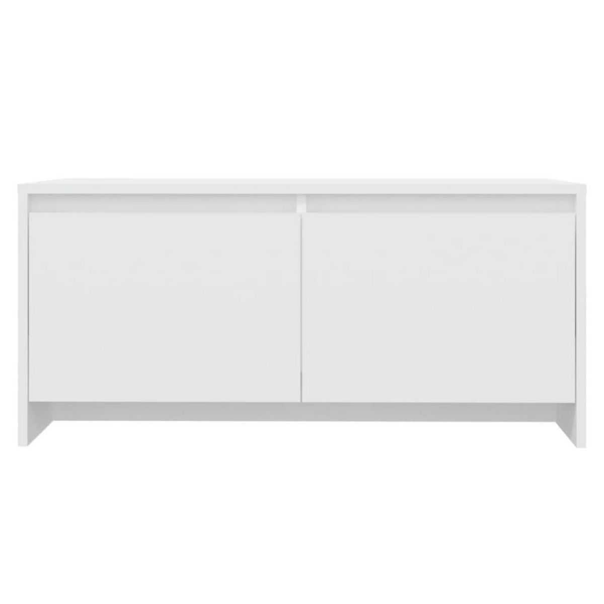 VIDAXL Table basse blanc 90x50x41,5 cm bois d'ingenierie