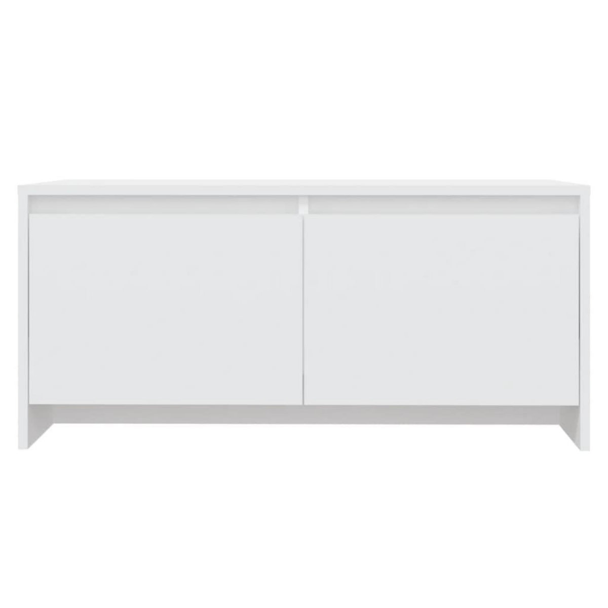 VIDAXL Table basse blanc 90x50x41,5 cm bois d'ingenierie